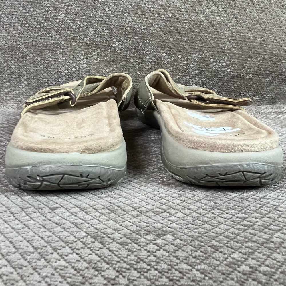 Earth Origins Sandra Suede Leather Multi-Strap Slide Sandals  Sz 11 like new - Picture 3 of 12